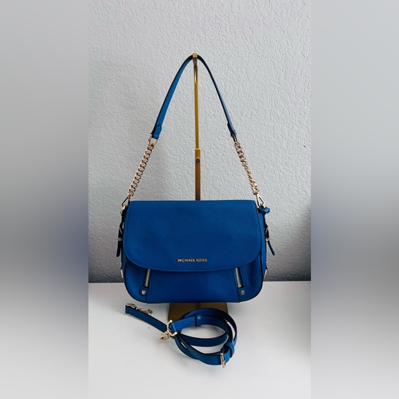 MICHAEL Michael Kors Bedford Legacy Medium Crossbody BLUE Shoulder Bag - Picture 1 of 10